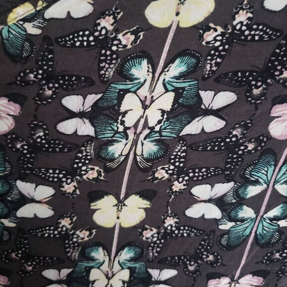 Victoria's Secret Butterfly Print Open Front Kimono Cover Up Sz XS/S Multicolor - Picture 8 of 9